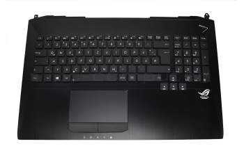 13NB04J1AM0201 original Asus keyboard incl. topcase black/black with backlight
