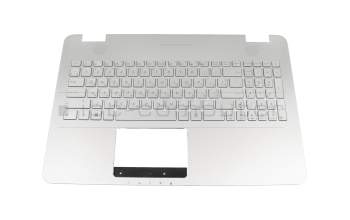 13NB05T1P19011PC original Asus keyboard incl. topcase UA (ukrainian) silver/silver with backlight
