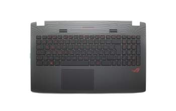 13NB07Z1AP0231 original Asus keyboard incl. topcase DE (german) black/black with backlight