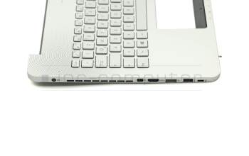 13NB09RIM08011 original Asus keyboard incl. topcase DE (german) silver/silver with backlight