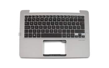 13NB0CWXP0XX1X original Asus keyboard incl. topcase SP (spanish) black/silver with backlight
