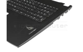 13NB0G90M02011 original Asus keyboard incl. topcase DE (german) black/black with backlight