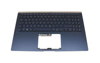 13NB0JX1AM0241 original Asus keyboard incl. topcase DE (german) blue/blue with backlight