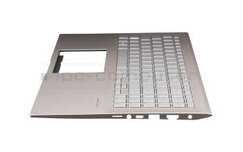 13NB0LL5AM0301 original Asus keyboard incl. topcase DE (german) silver/rosé with backlight