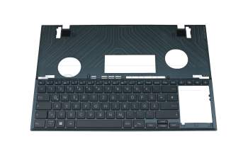13NBORYOM08X1X original Asus keyboard incl. topcase DE (german) blue/blue with backlight