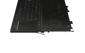13NR0101P01111-1 original Asus keyboard incl. topcase DE (german) black/black with backlight