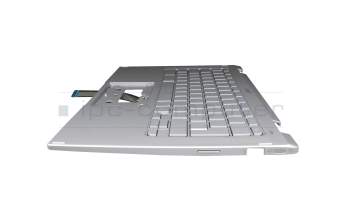 15004E5BK201 original Acer keyboard DE (german) silver with backlight