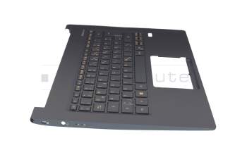 16M2UX18P901R3 original Acer keyboard incl. topcase DE (german) anthracite/anthracite with backlight
