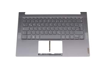 1KAFZZG0062 original Lenovo keyboard incl. topcase DE (german) grey/grey with backlight