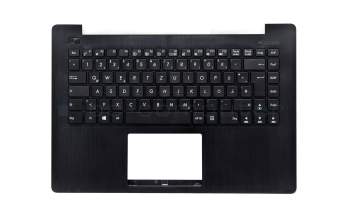 1KAHZZG000W original Asus keyboard incl. topcase DE (german) black/black