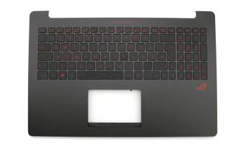 1KAHZZG0022 original Asus keyboard incl. topcase DE (german) black/black with backlight
