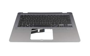 1KAHZZG0045 original Asus keyboard incl. topcase DE (german) black/silver with backlight