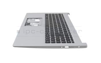24F2GEL7601 original Acer keyboard incl. topcase DE (german) black/silver