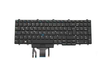 2R2P6 original Dell keyboard DE (german) black with backlight and mouse-stick