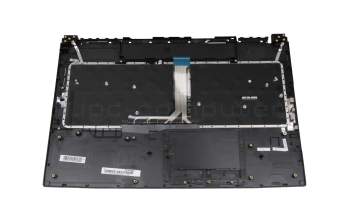 307-7E7C112-TA2-IM original MSI keyboard incl. topcase DE (german) black/grey with backlight