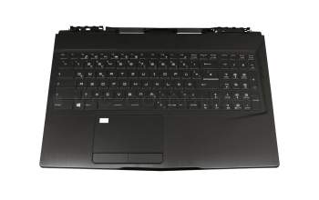 3076P6C414HG original MSI keyboard incl. topcase DE (german) black/black with backlight