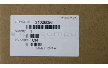 Lenovo CABLE LW BLK1.8m BS Power Cord(R) for Lenovo IdeaCentre H50-05 (90BH)