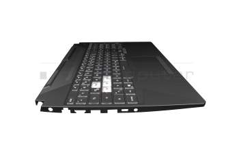 33NJFTAJN20 original Asus keyboard incl. topcase DE (german) black/transparent/black with backlight