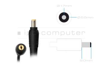 380GLA19665DE0 original Acer AC-adapter 120.0 Watt normal