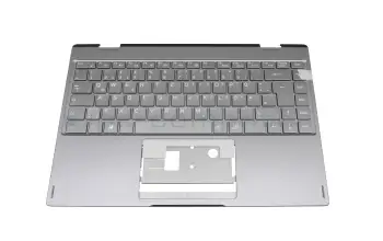 40070024 original Medion keyboard incl. topcase DE (german) grey/grey