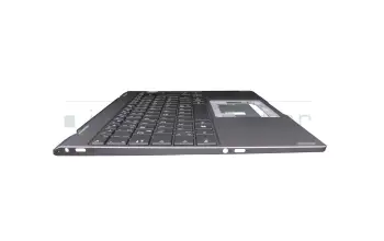 40070024 original Medion keyboard incl. topcase DE (german) grey/grey
