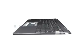 40070024 original Medion keyboard incl. topcase DE (german) grey/grey