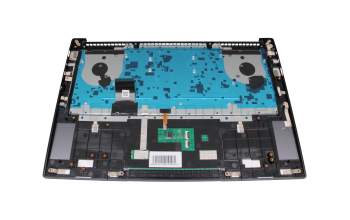 40080145 original Medion keyboard incl. topcase DE (german) black/grey with backlight