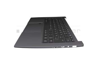 40080145 original Medion keyboard incl. topcase DE (german) black/grey with backlight