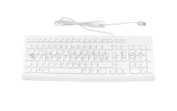 Lenovo 00XH651 original USB keyboard (DE) Lenovo (white)