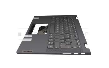 433.0K108 0011 original Lenovo keyboard incl. topcase DE (german) dark grey/grey (platinum grey)