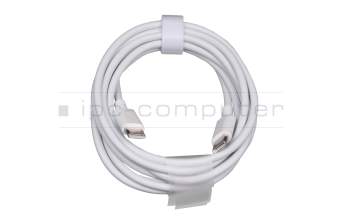 04071375 original Huawei USB-C data / charging cable white 1,80m (USB 2.0 Type C to C; 20V 3.3A)
