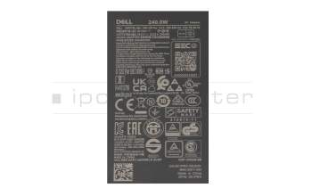450-18655 original Dell GaN-AC-adapter 240.0 Watt rounded