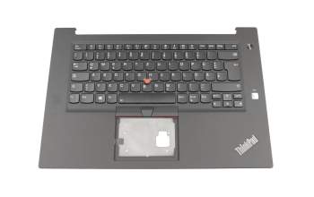 460.0DY08.0002 original Lenovo keyboard incl. topcase DE (german) black/black with backlight and mouse-stick