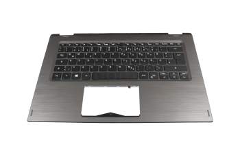 4600DV020003 original Acer keyboard incl. topcase DE (german) black/grey