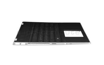 4600GF0F0002 original HP keyboard incl. topcase DE (german) black/black with backlight