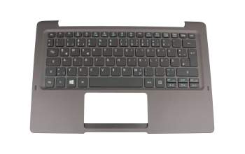 46M06HCS001 original Acer keyboard incl. topcase DE (german) black/black with backlight