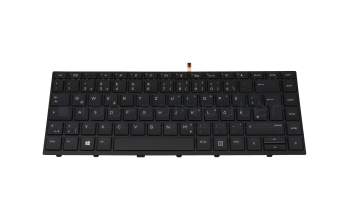 4900EQ07010G1230003DVL00 original HP keyboard DE (german) black/black with backlight