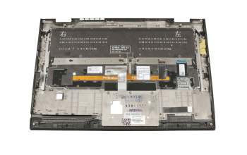 4905366NZ5 original Lenovo keyboard incl. topcase DE (german) black/black with backlight and mouse-stick