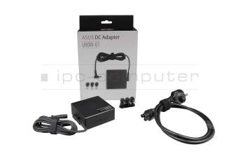 AC-adapter 90 Watt without wallplug square original incl. charging cable for Asus VivoBook S15 S531FL