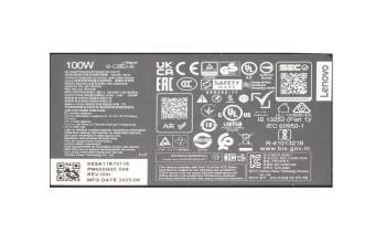 5A11R70778 original Lenovo AC-adapter 100.0 Watt large