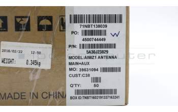 Lenovo ANTENNA Antenna C Z51-70 MAIN+AUX for Lenovo IdeaPad 500-15ACZ (80K4)