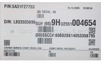 Lenovo 5A31F27753 FruTiny11 M90q Front antenna_LUX