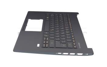 5AD1586600 original Acer keyboard incl. topcase DE (german) anthracite/anthracite with backlight