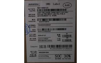 Lenovo 5B11M90121 Lenovo BATTERY, 11.61V, 75Wh, 3cell