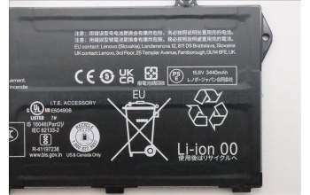 Lenovo 5B11M90128 BATTERY Internal, 4c 54.7Wh, LiIon, SWD