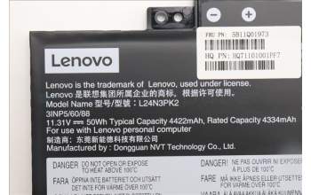 Lenovo 5B11Q01973 BATTERY 3cell 50Wh 11.31V L24N3PK2 NT/A