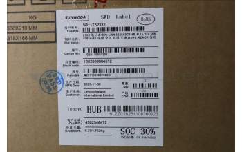 Lenovo 5B11T52332 Lenovo BATTERY, 11.49V, 64Wh, 4cell