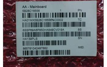 Lenovo 5B28C16556 TB-X505X MB_3+32G&*6818AA000566 CS