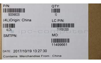 Lenovo 5B30N86335 BEZEL ODD BEZEL L80XL PT LCR