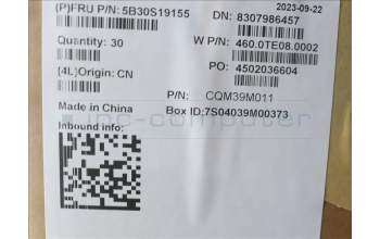 Lenovo 5B30S19155 BEZEL LCD BEZEL W 21KK IR